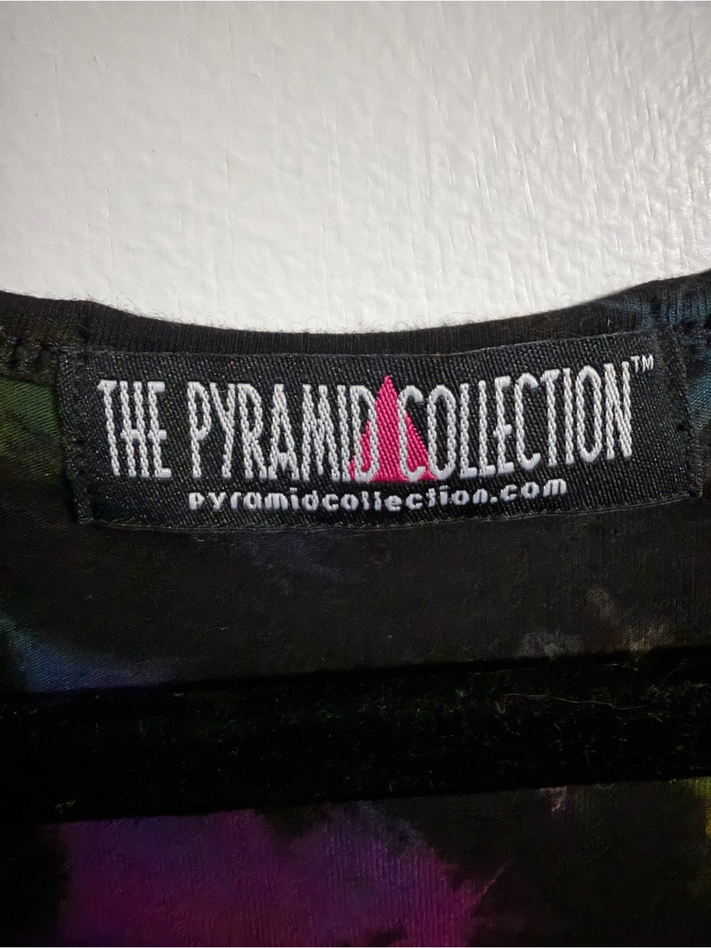 Pyramid Collection Vivid Tie Dye Knit Dress 3/4Slv Hippie Boho Whimsy EUC - Picture 5 of 5